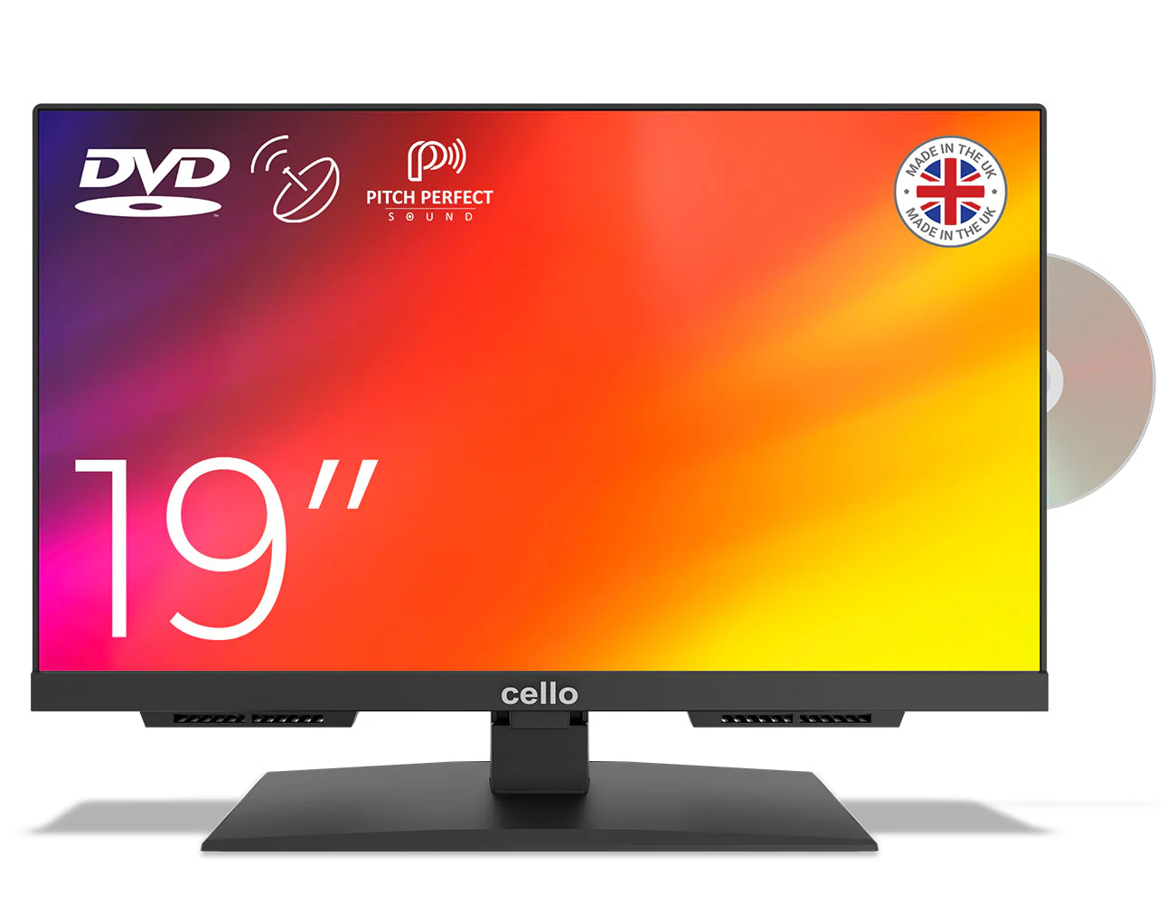 19” LED TV with built-in DVD Player & Perfect Pitch Sound (DE)