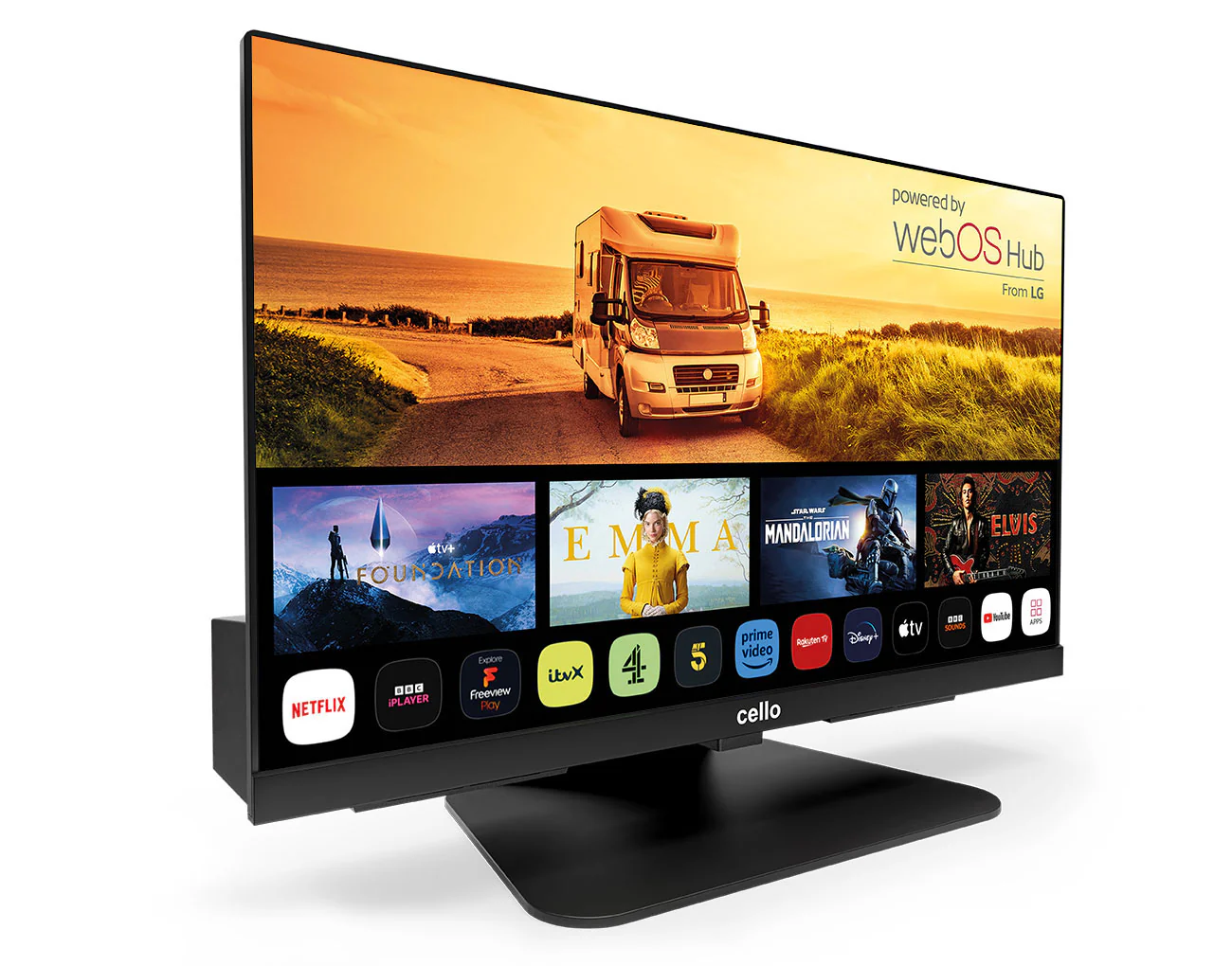 19″ Smart WebOS 12-Volt Traveller TV with Perfect Pitch Sound (IT) - Image 2