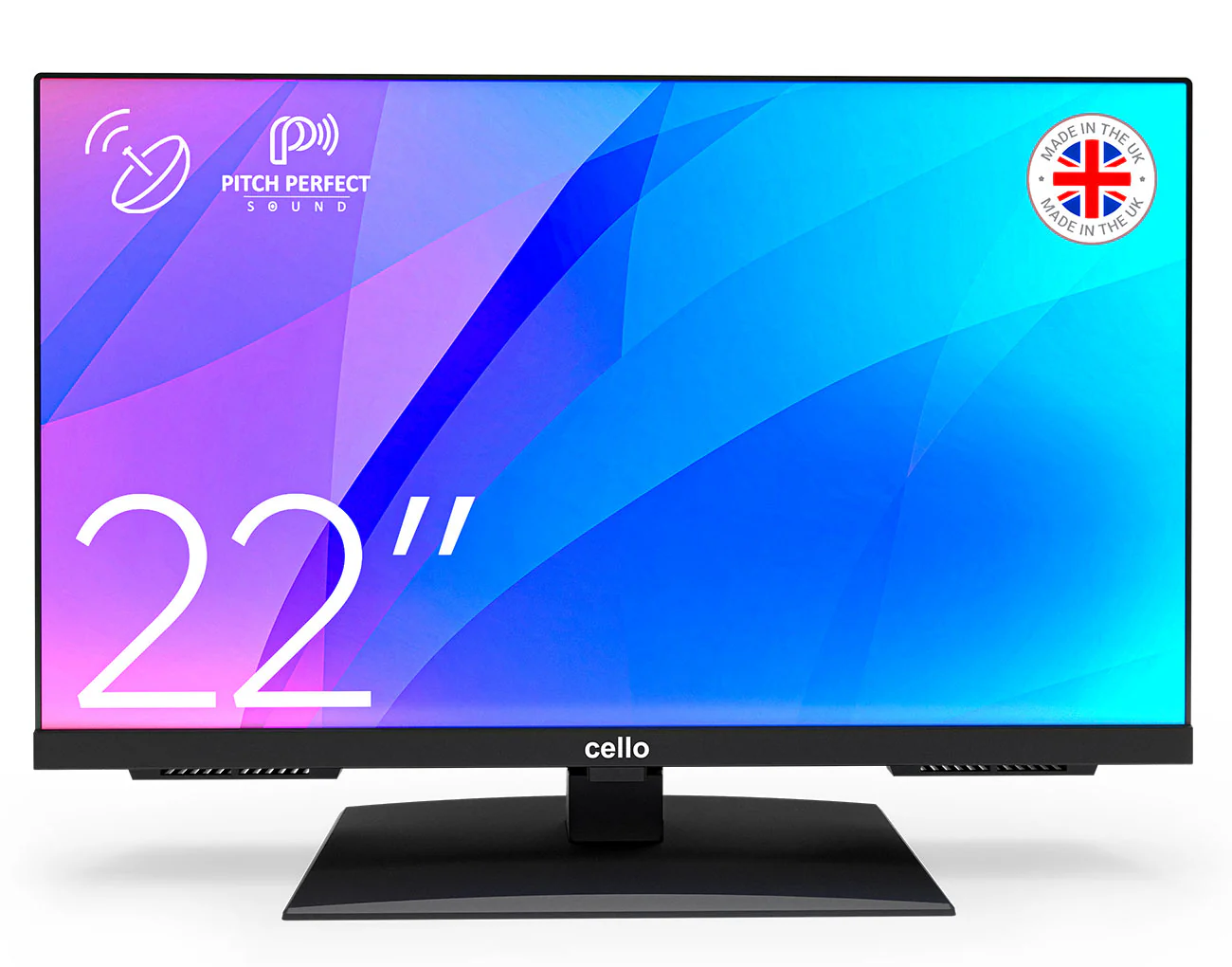 22” Full HD TV with Perfect Pitch Sound & Satellite Tuner (DE)