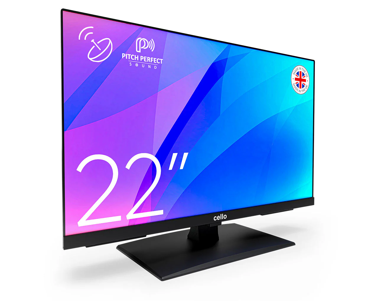 22” Full HD TV with Perfect Pitch Sound & Satellite Tuner (DE) - Image 2