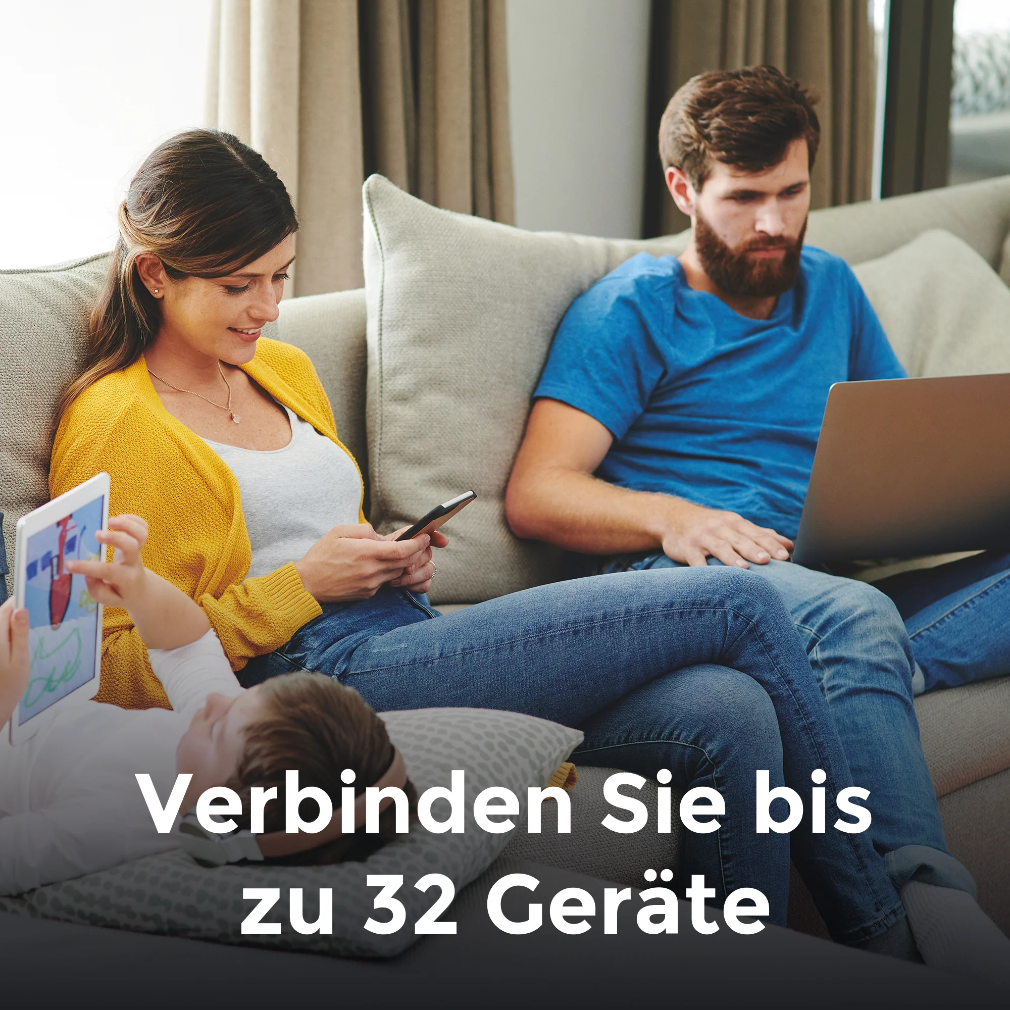 22 inch VOYAGER Smart Samsung Plus TV with built-in 5G Wi-Fi ROUTER (DE) - Image 4