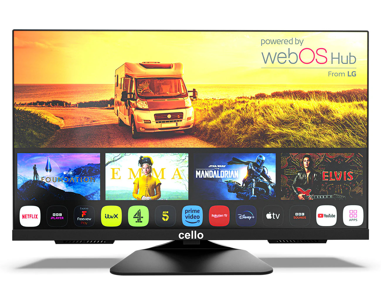 24″ Smart WebOS TV 12-Volt Traveller TV with Freeview Play (IT)