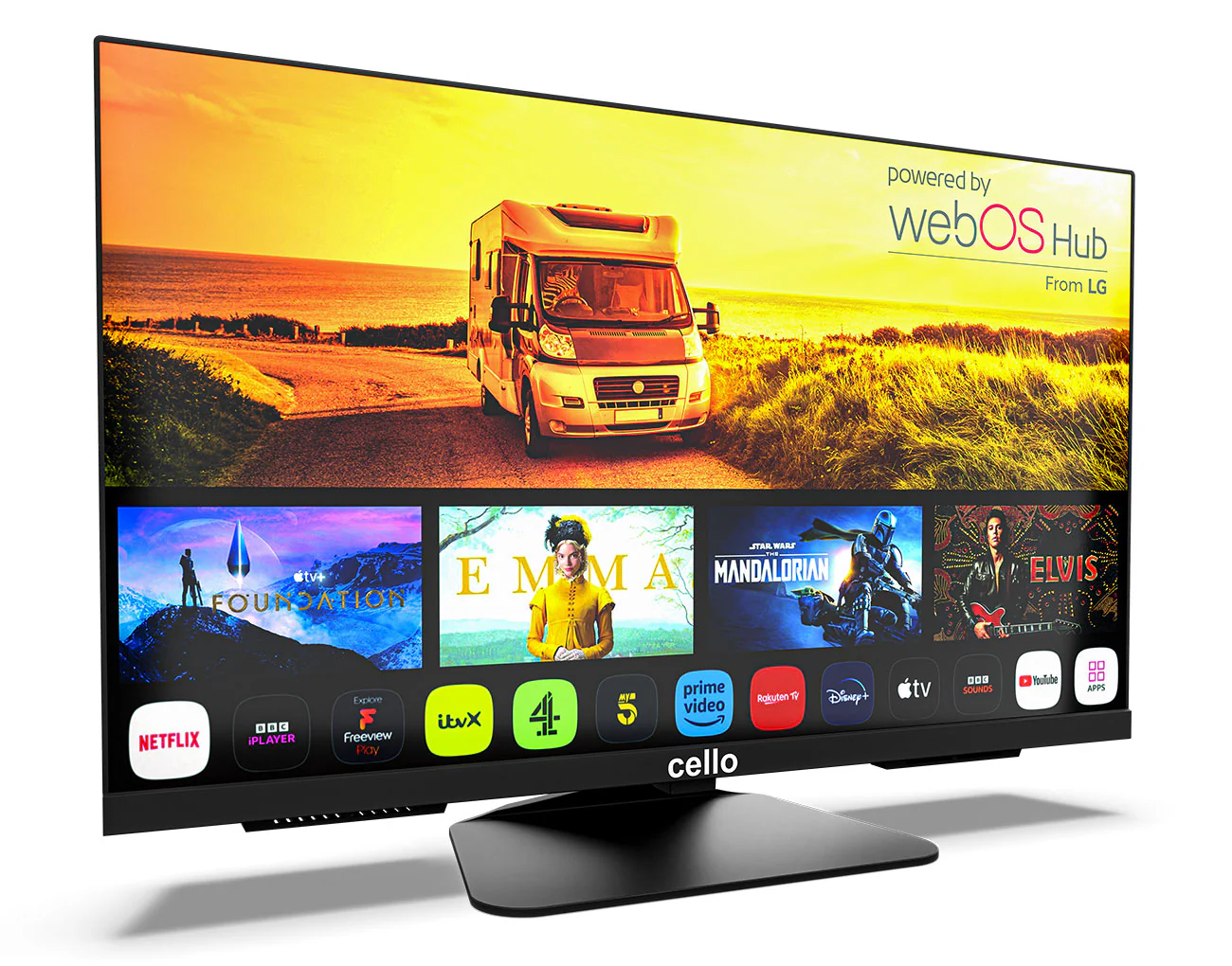 24″ Smart WebOS TV 12-Volt Traveller TV with Freeview Play (IT) - Image 2