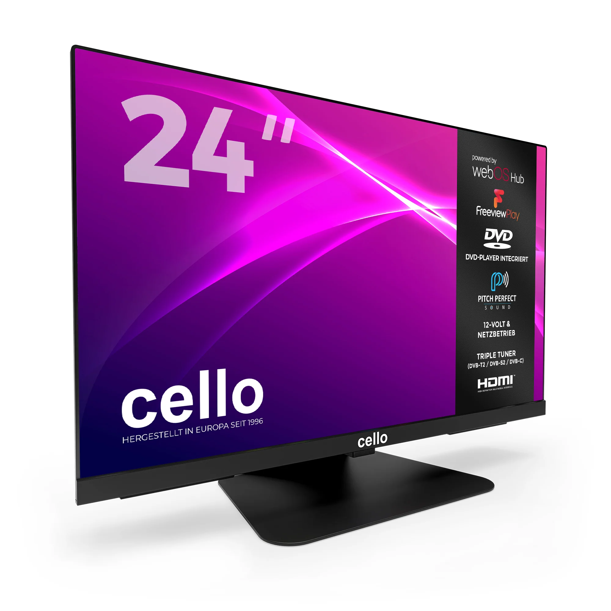 24″ Smart WebOS TV & DVD (DE) - Image 3