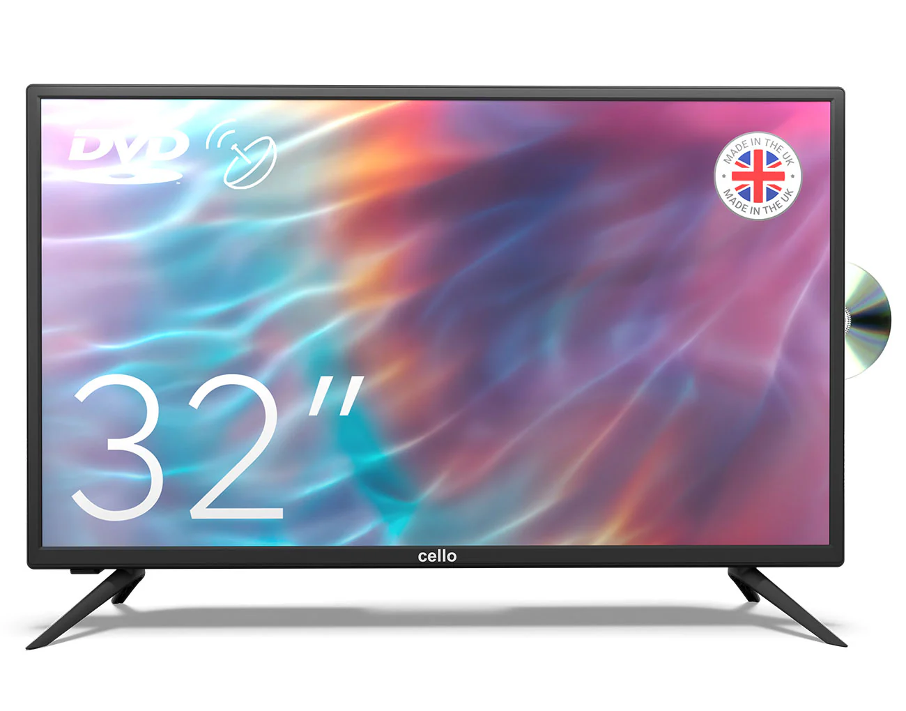32" HD Ready LED TV with DVD Player and Freeview T2 HD (DE)