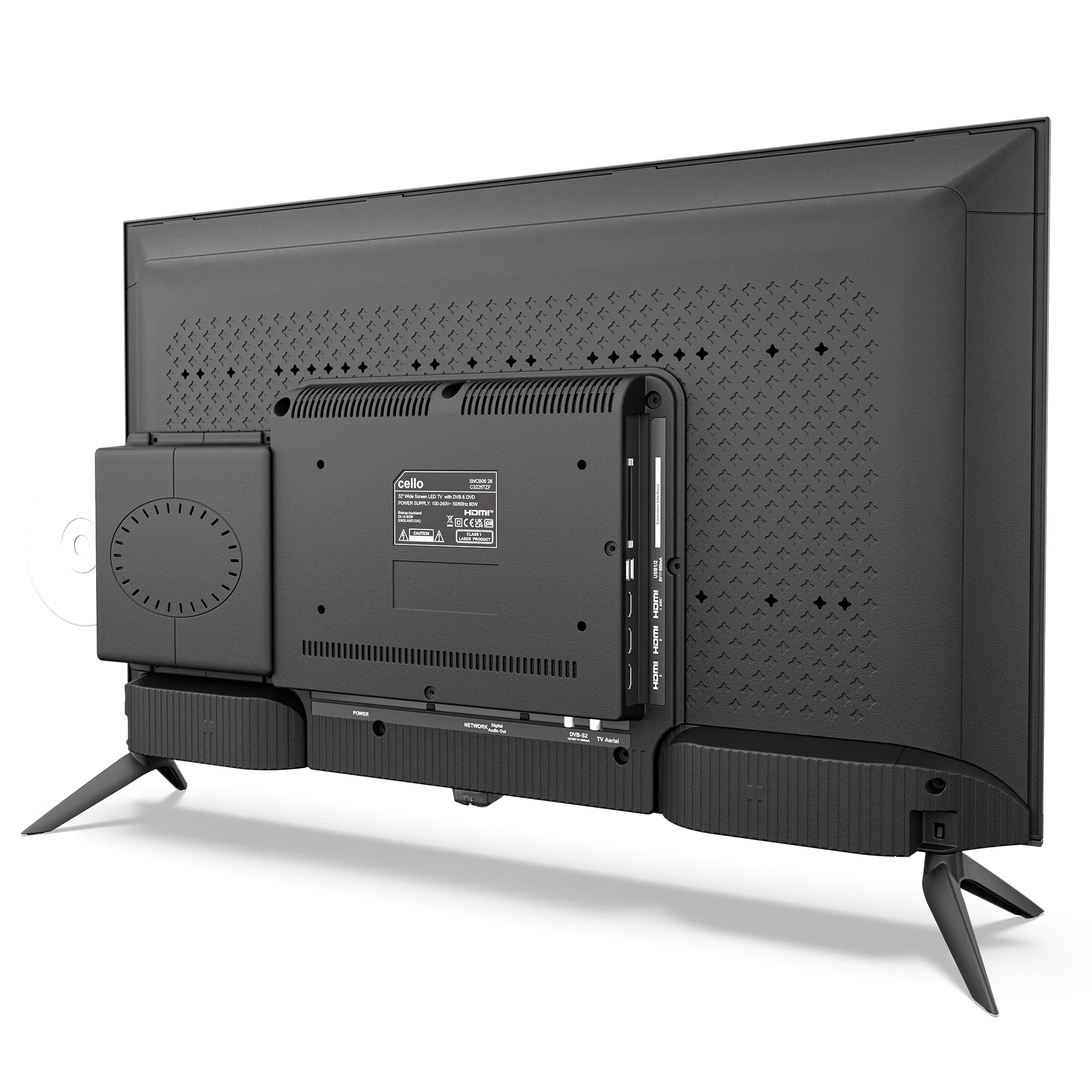 32 inch Smart Samsung Plus TV with DVD Player - Image 4