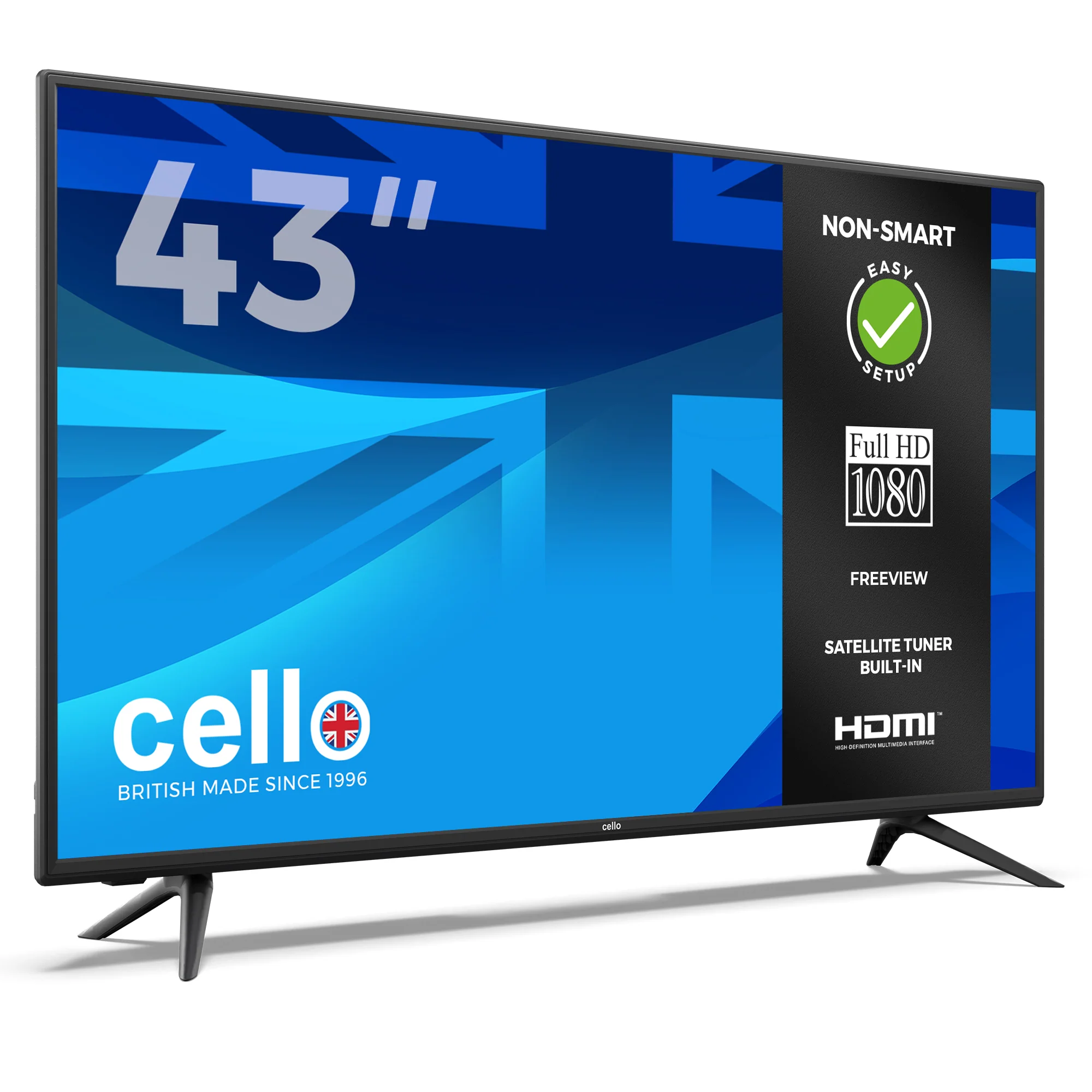 43” Full HD LED TV With Built-in Freeview T2 HD - Image 4