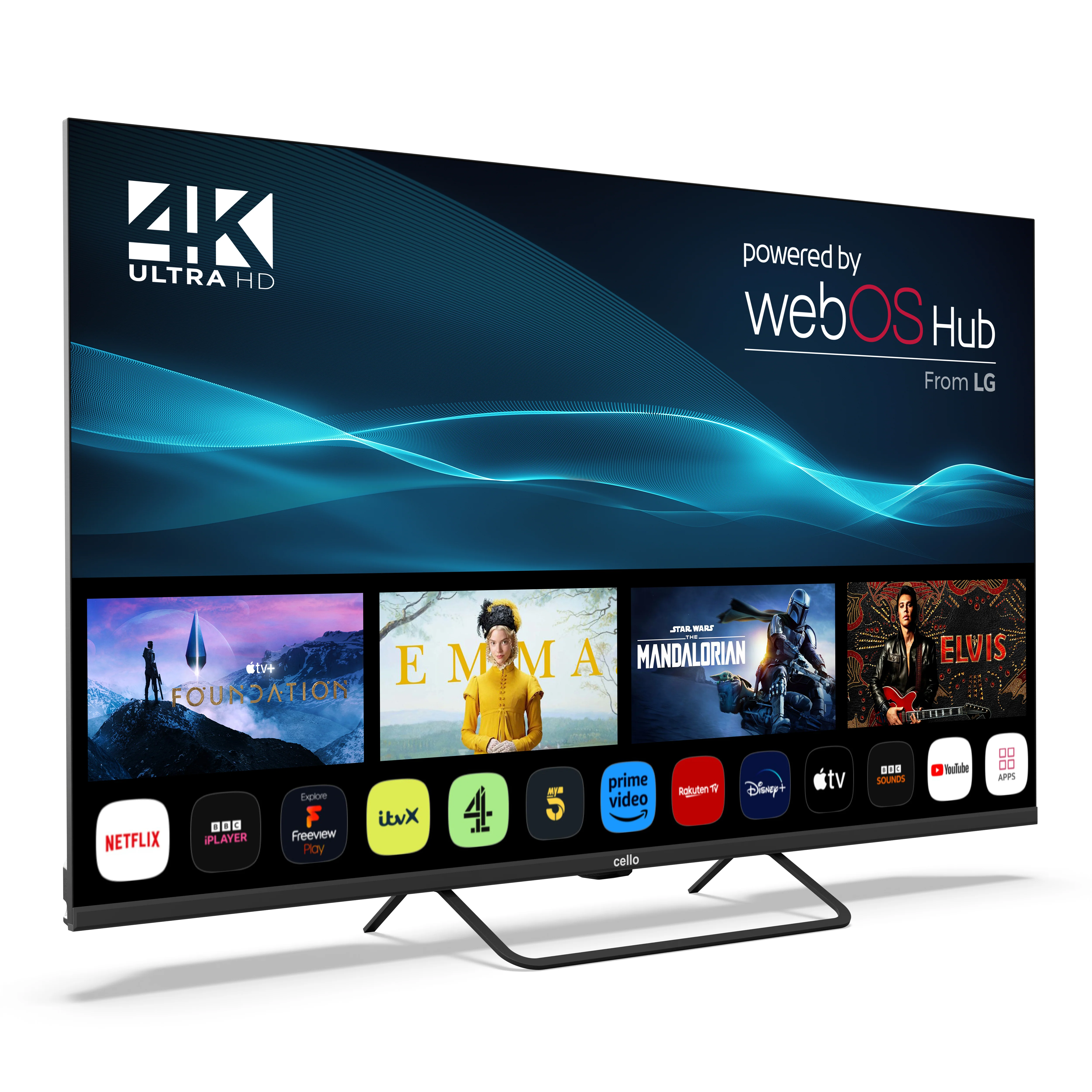 50 inch Smart WebOS 4K UHD TV with Freeview Play and Frameless Bezel (DE) - Image 2