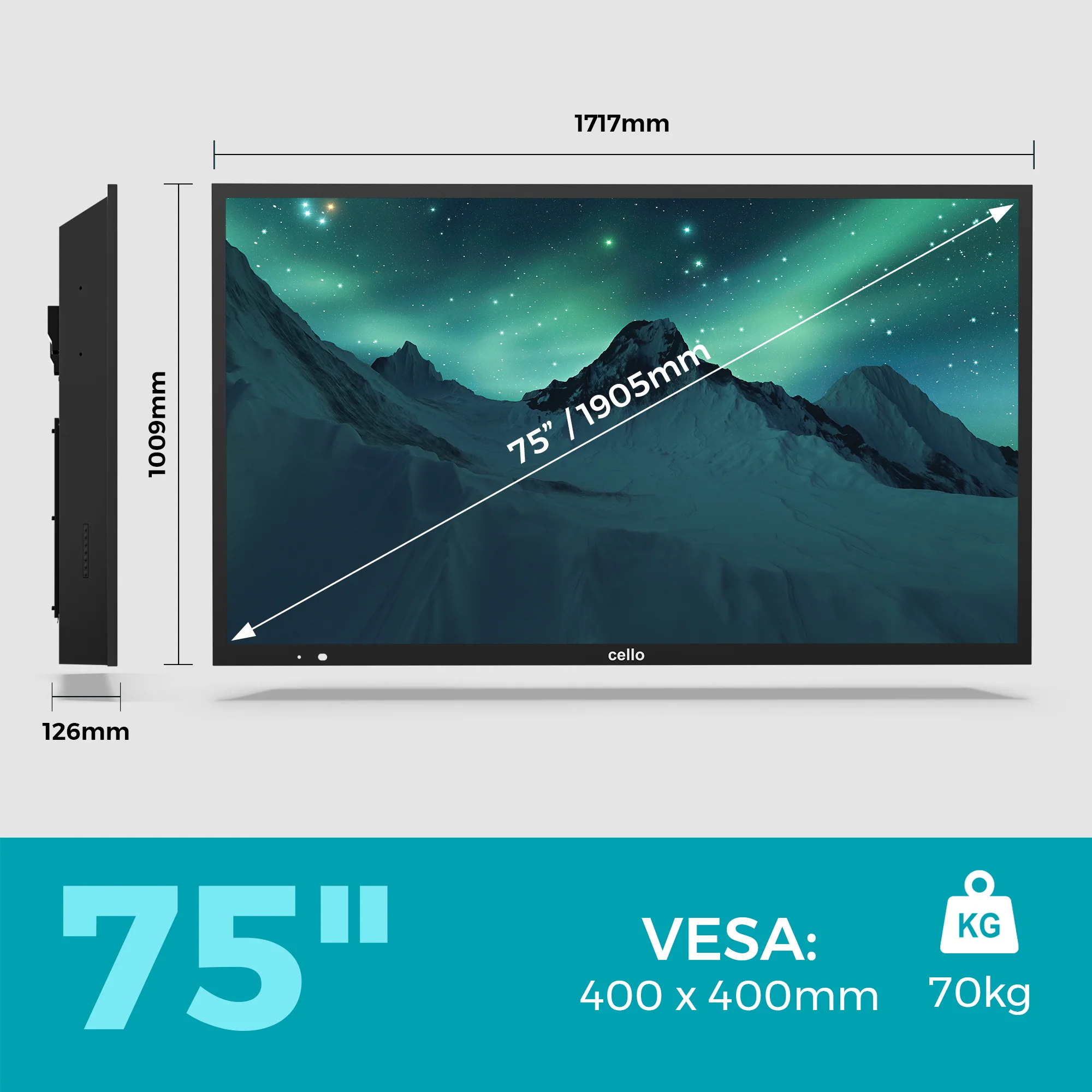 75 inch 4K UHD Smart Samsung Plus Outdoor TV - Image 6