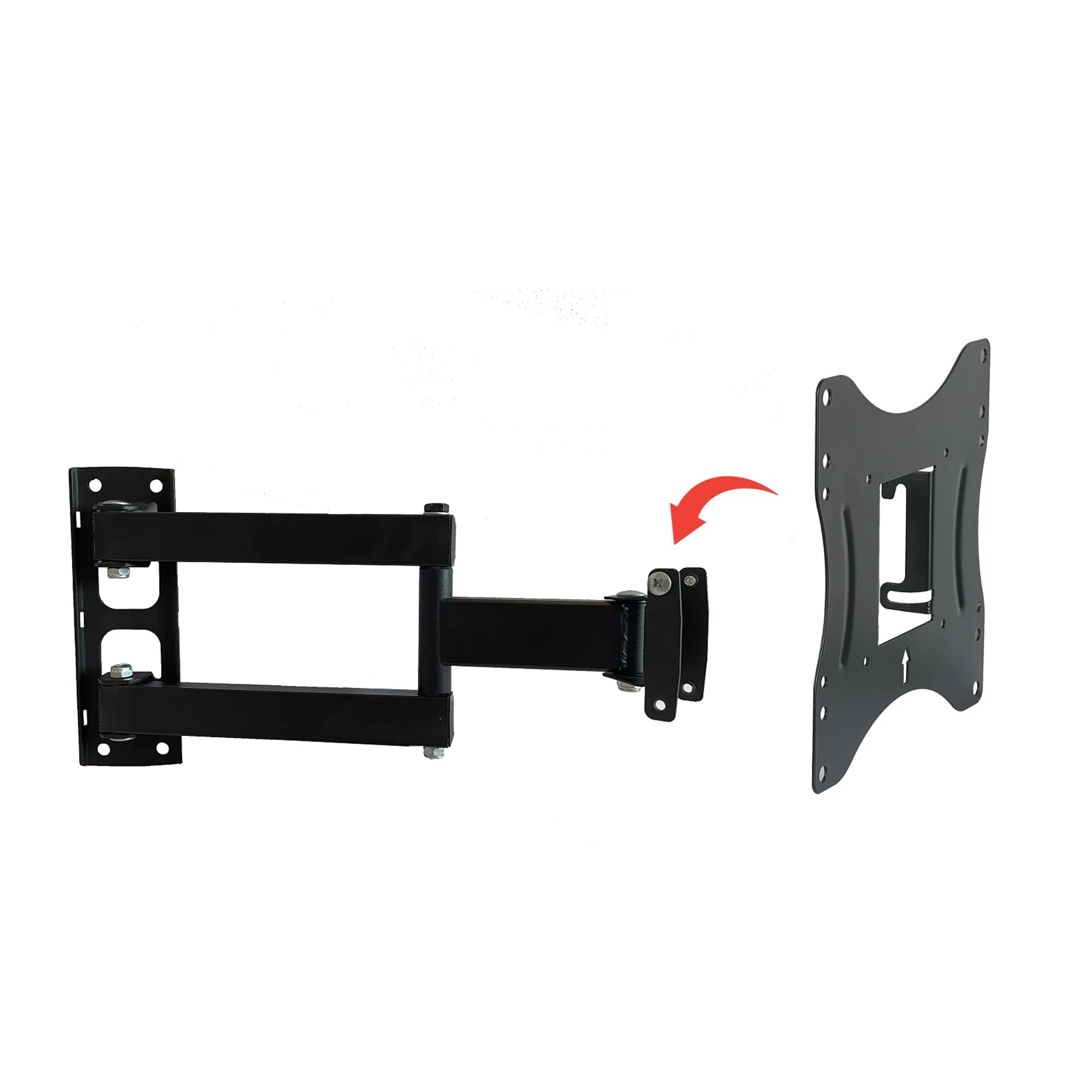 Adjustable Full Motion TV Wall Mount with Tilt & Swivel, 10–43” (DE) - Image 4